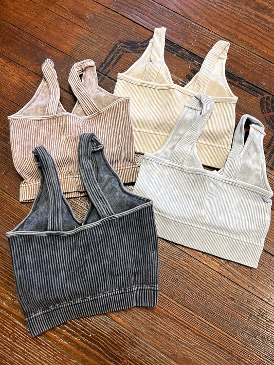 Ribbed Bralettes