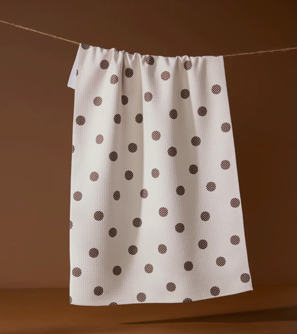 Polka Picnic Geometry Towel