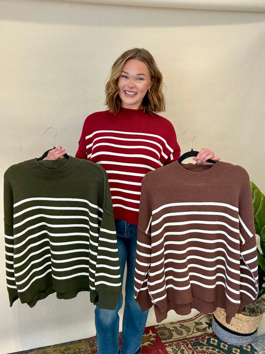 Abigail Striped Sweater