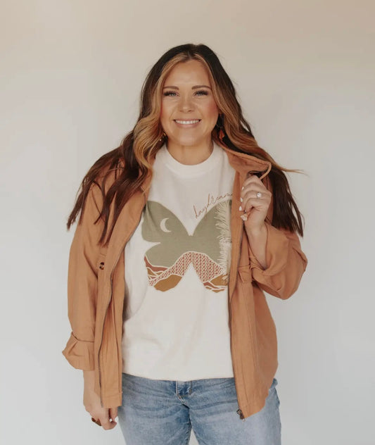 Day Dreamer Butterfly Graphic Tee