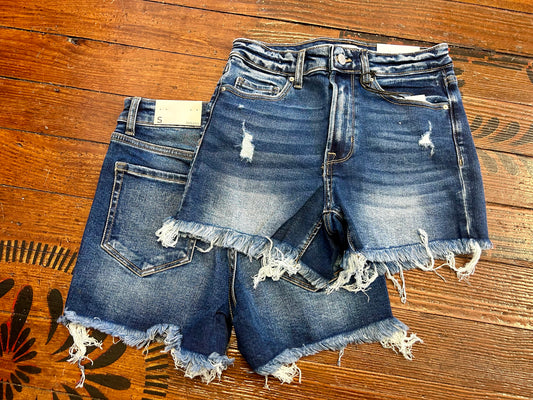 Dark Wash Shorts