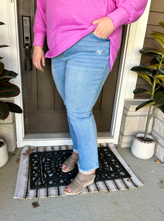 Scarlette Fray Hem Jeans