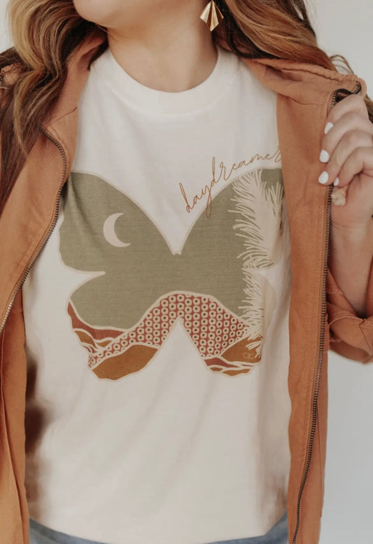 Day Dreamer Butterfly Graphic Tee