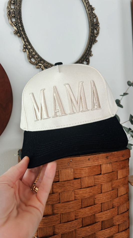 Monochromatic Mama Trucker Hat