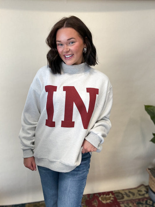 Indiana Reversible Crewneck