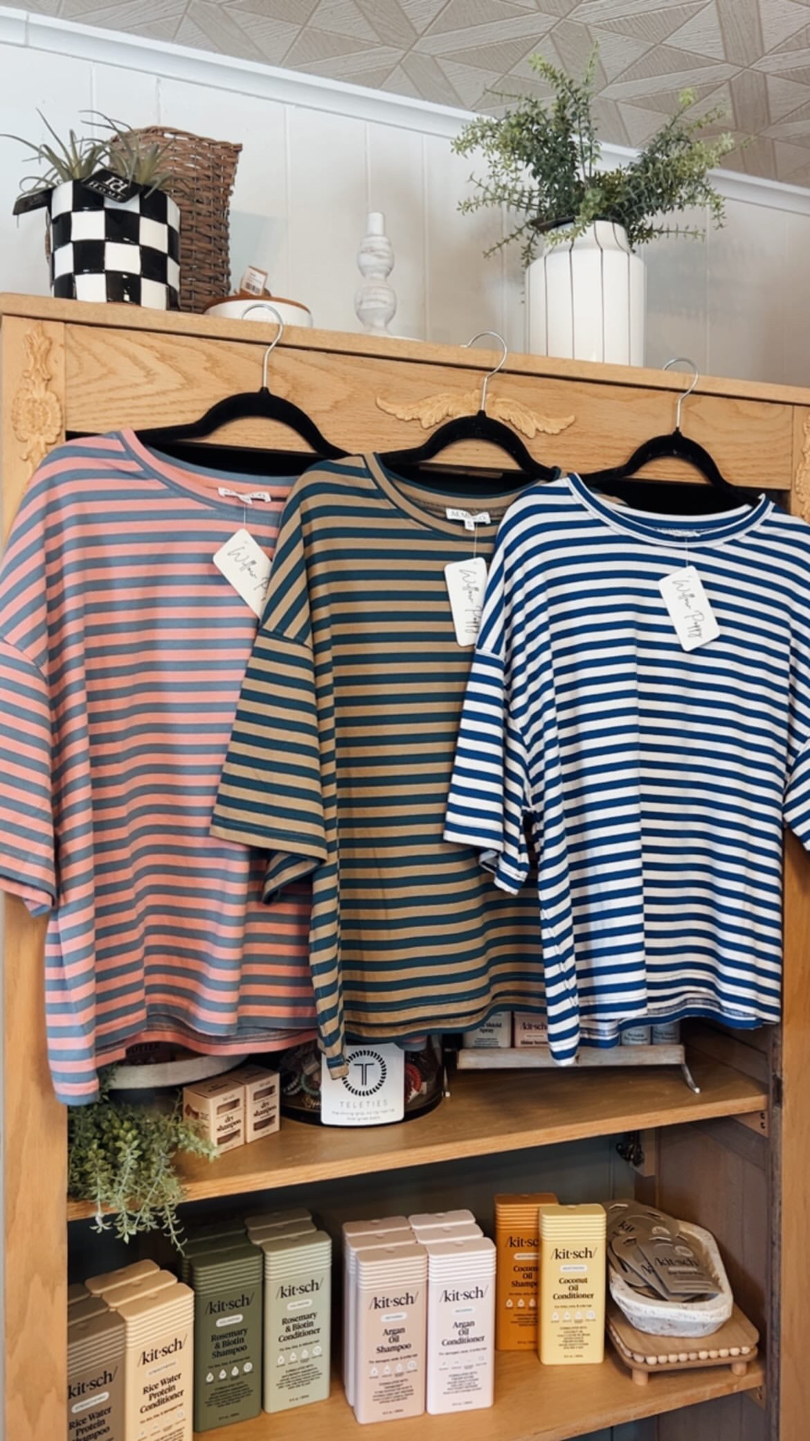 Oversized Striped Boyfriend Tee