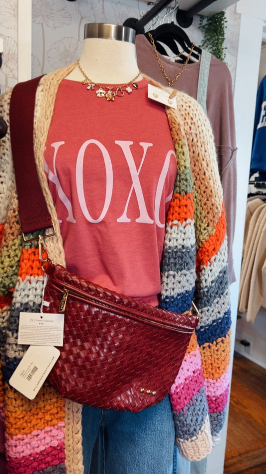 Rainbow Stripe Bubble Cardigan