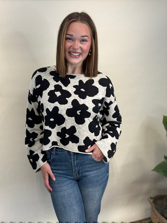 Floral Sweater