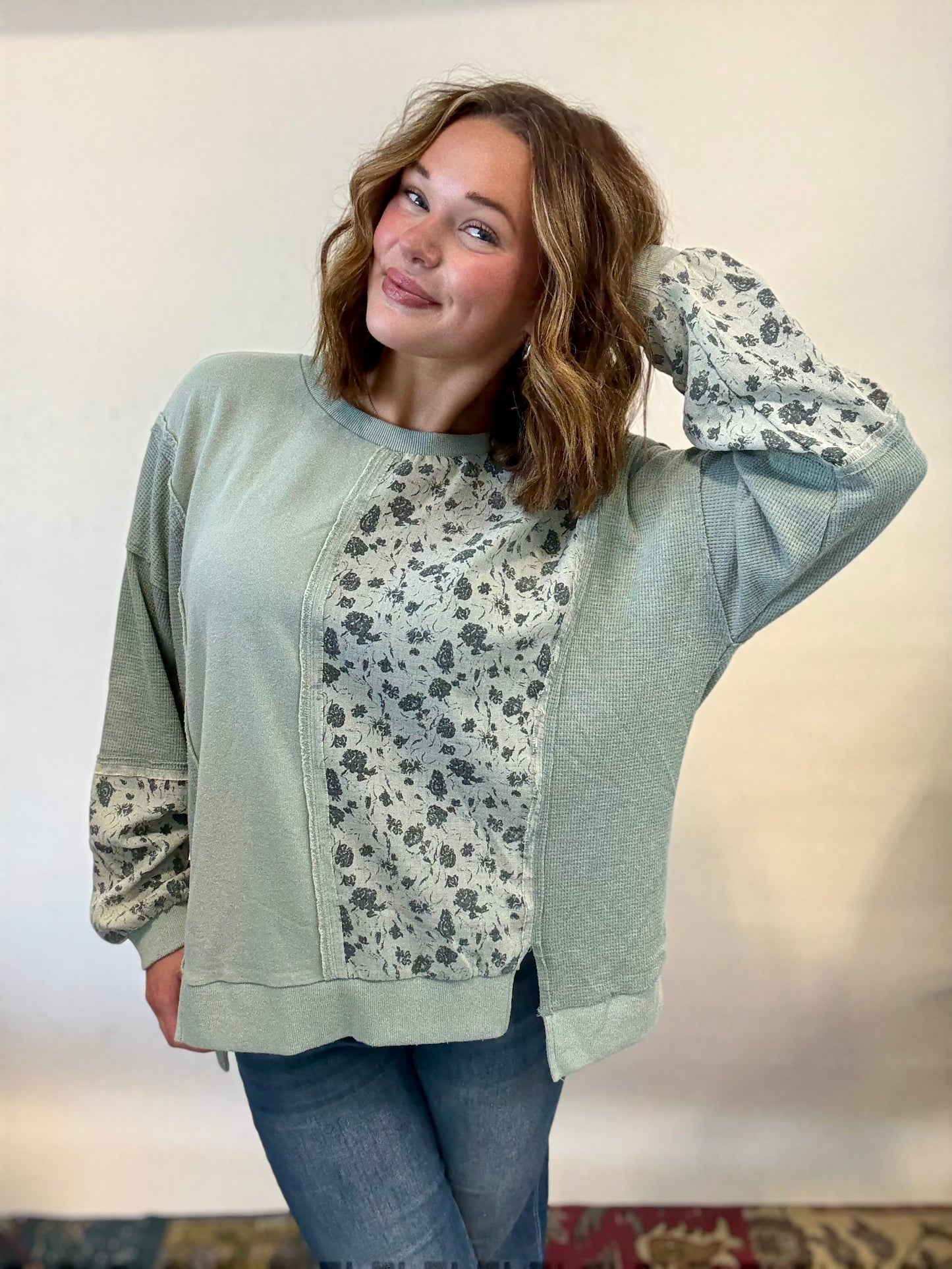 Madeline Floral Pullover