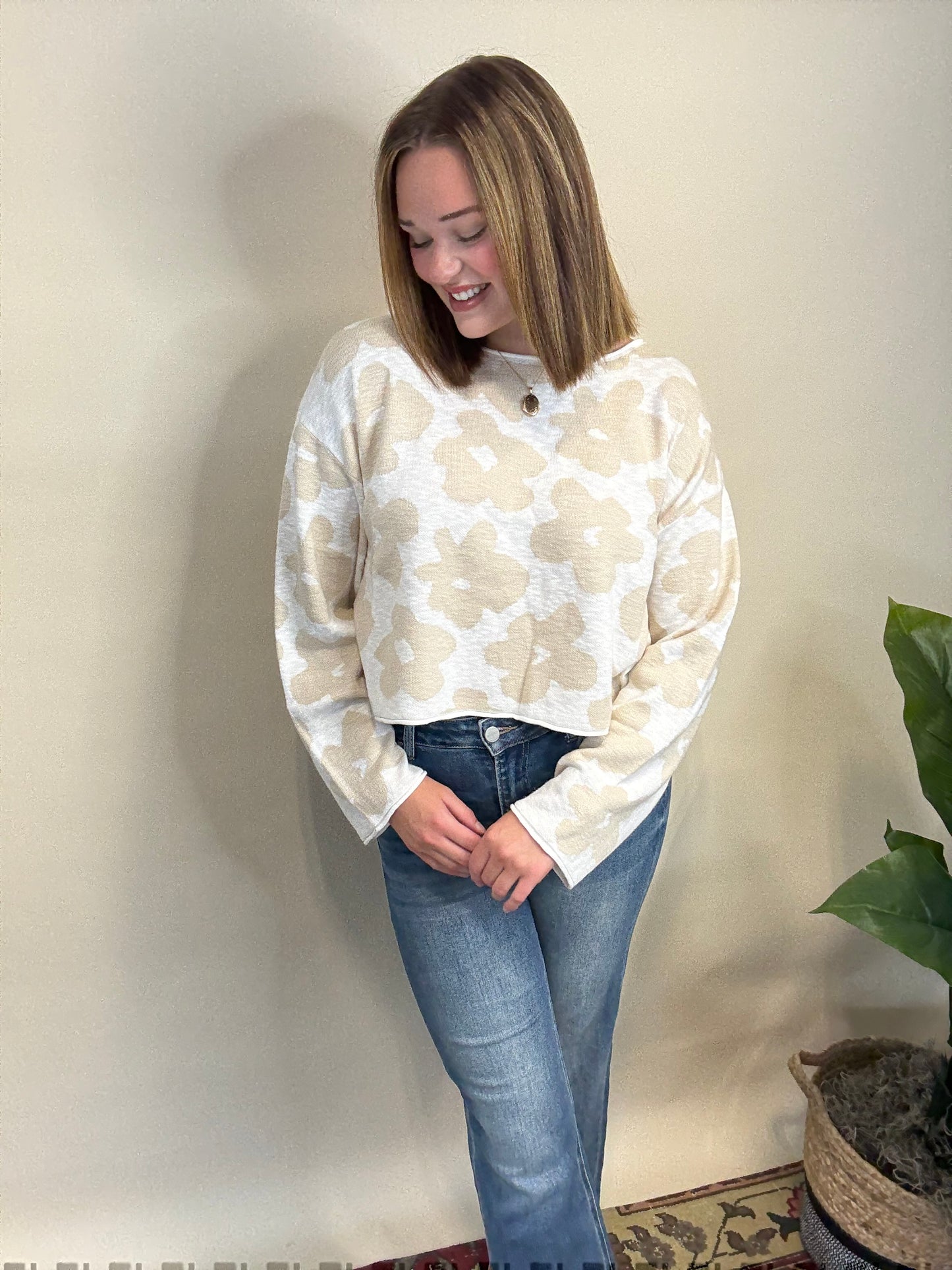 Floral Sweater