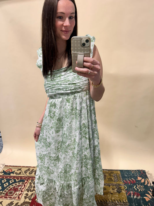 Sage Cottage Dress