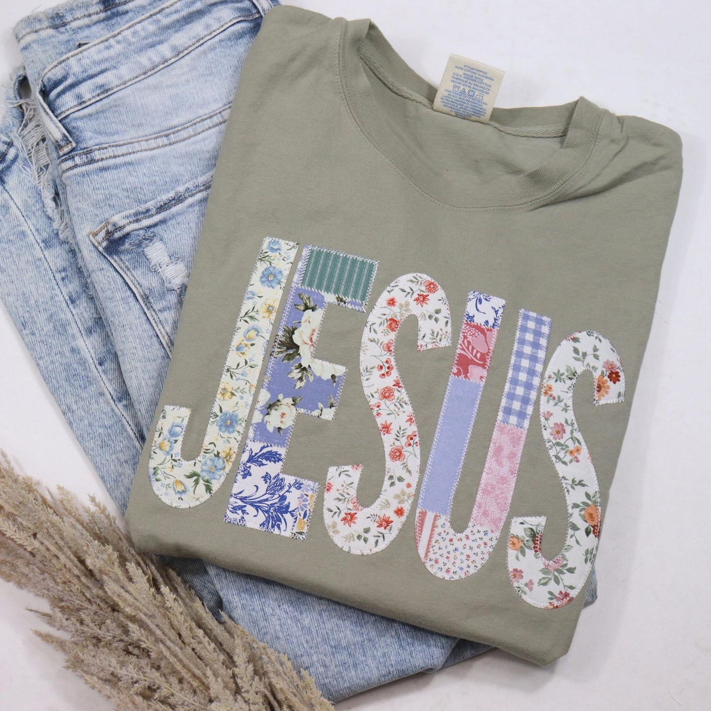 Jesus Patchwork Tee