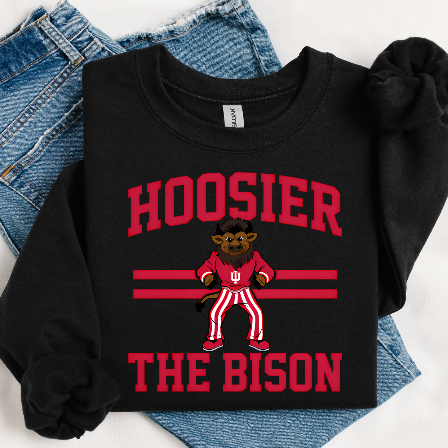 Bison The Hoosier Crewneck- Made to Order