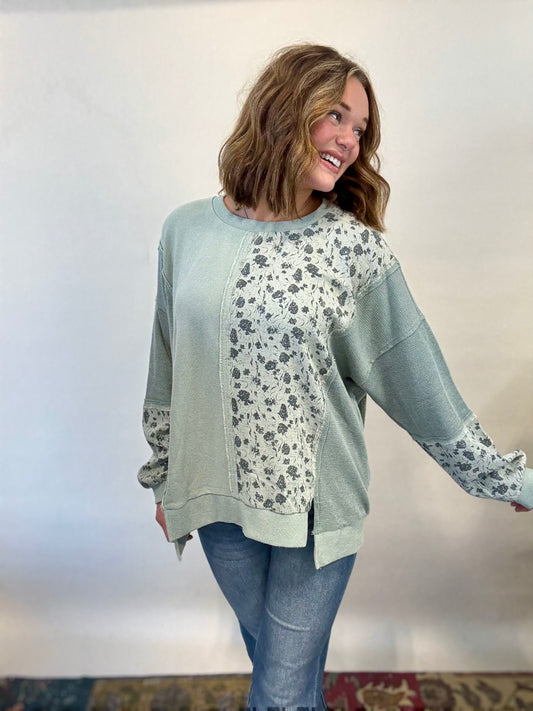 Madeline Floral Pullover