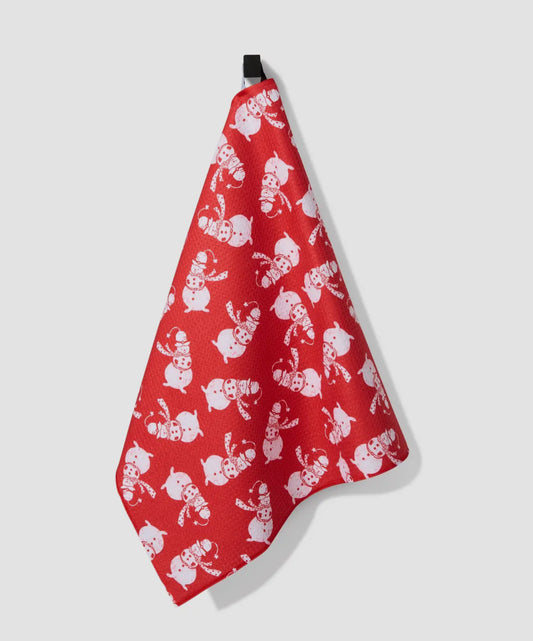 Smiley Frosty Geometry Towel