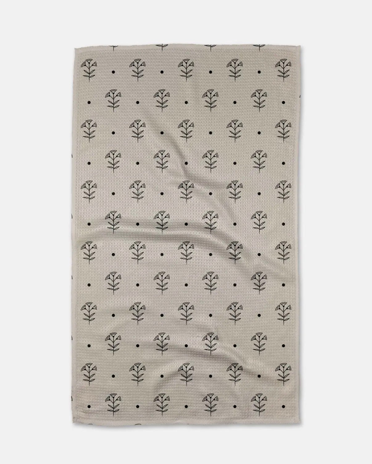 Inked Bloom Geometry Towel