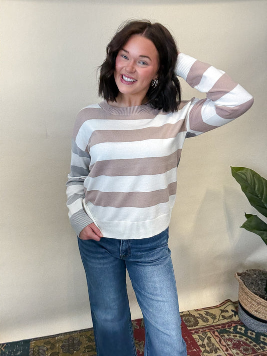 Maddie Stripe Sweater