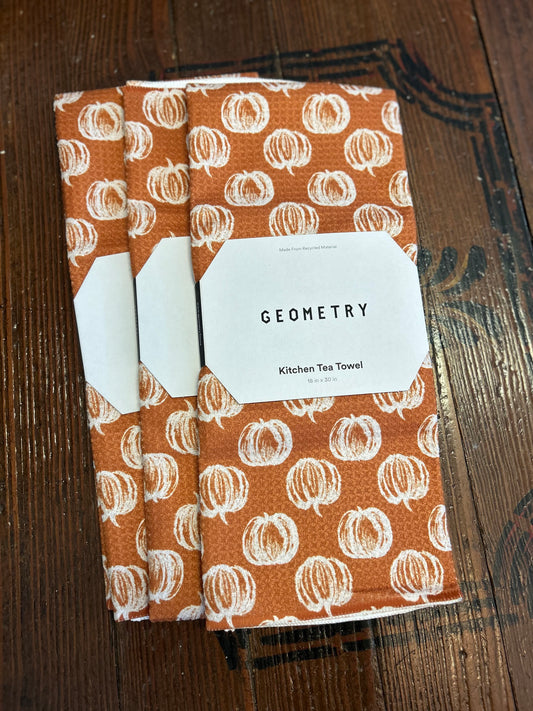 Fall Bounty Geometry Towel