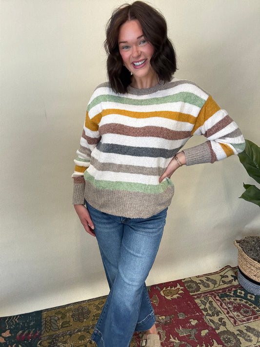 Harvest Stripes Sweater