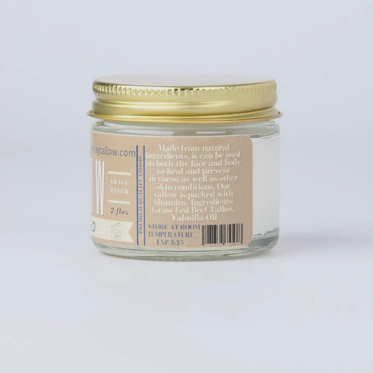 Vanilla 2oz Whipped Tallow