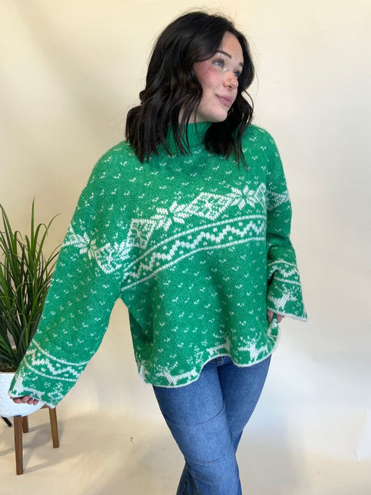 Curvy Holiday Sweater