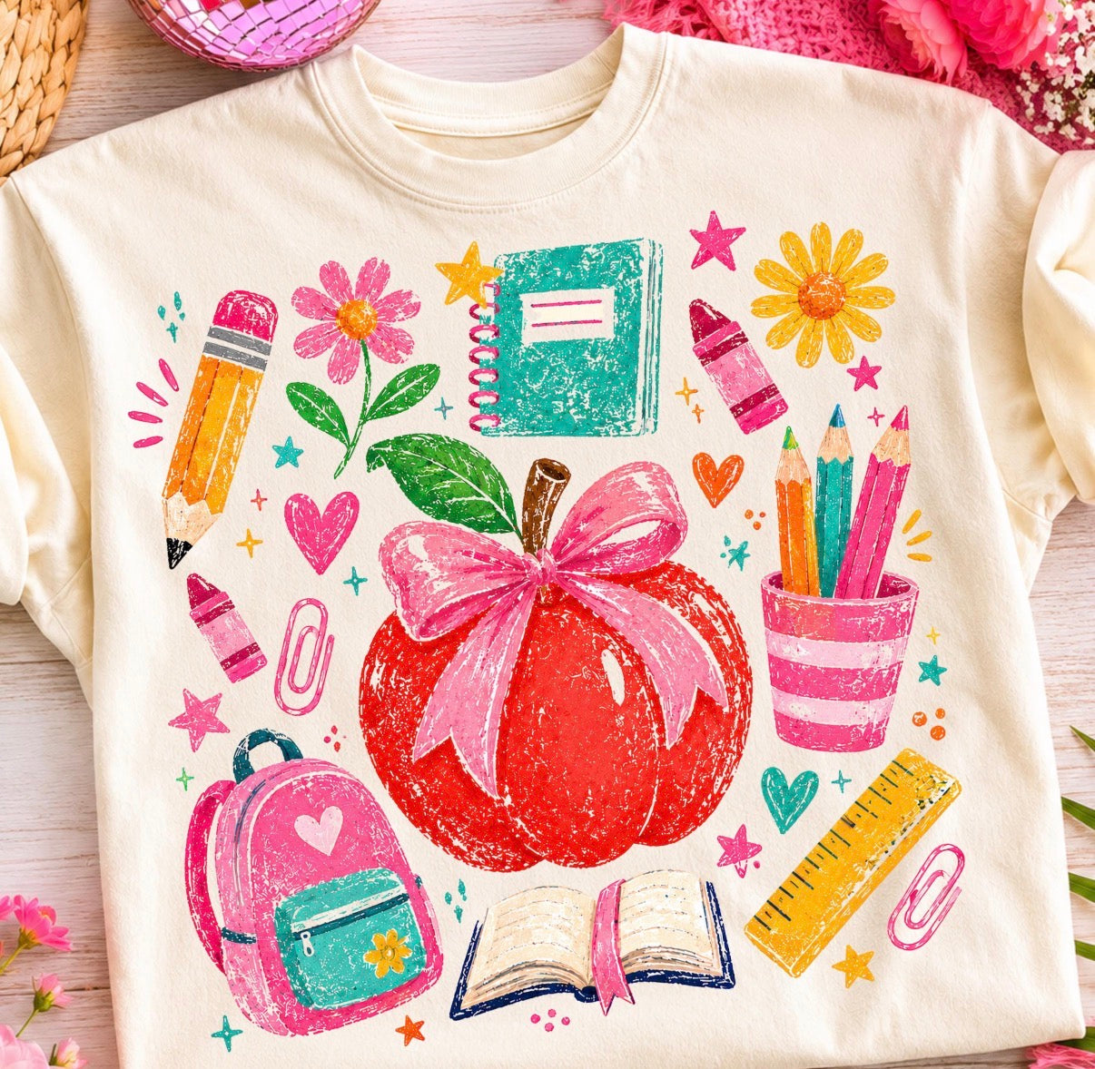 Teacher Coquette Graphic Tee