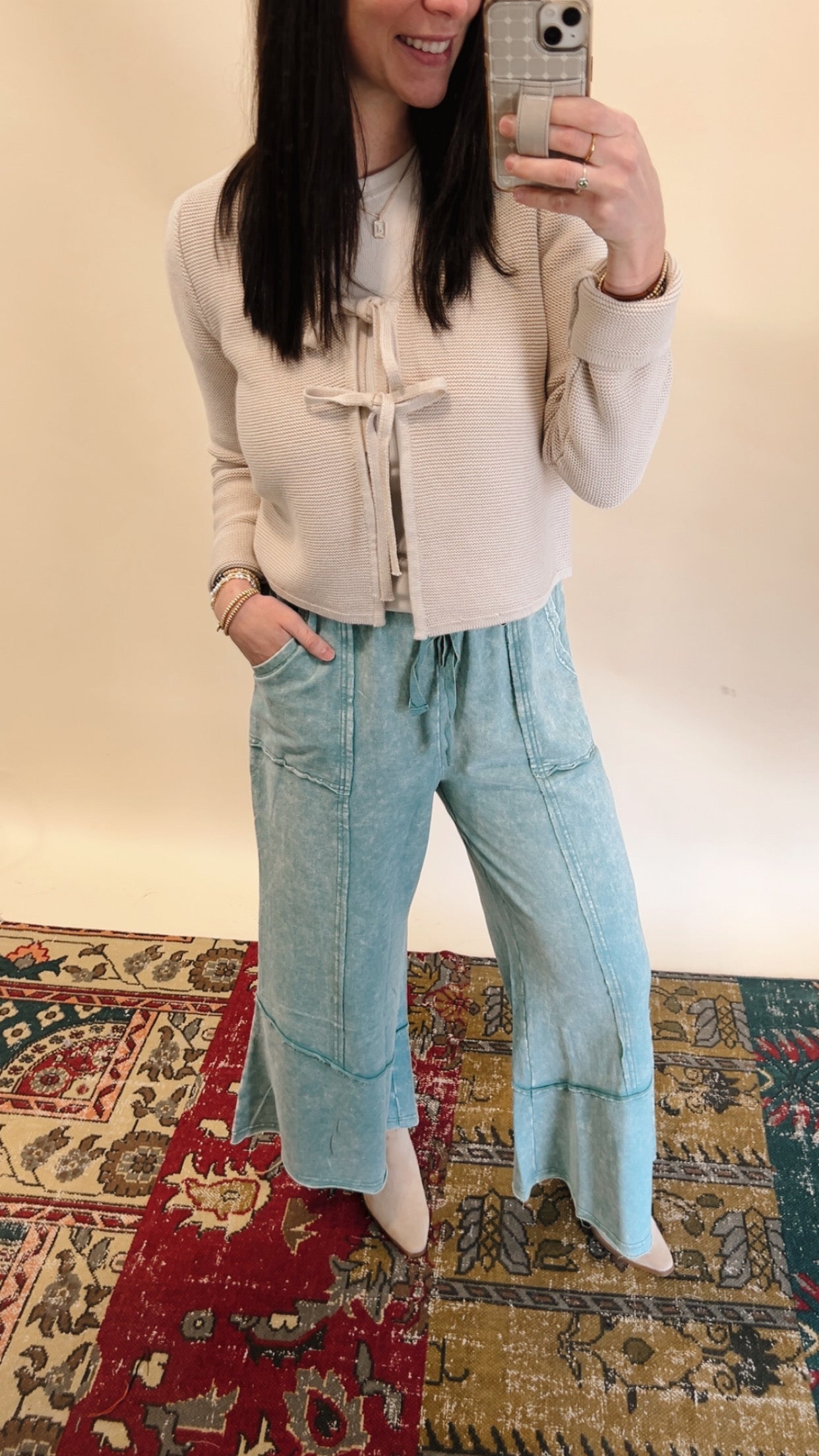 Ash Jade Flowy Pants