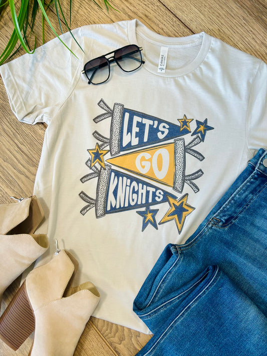 Lets Go Knights Graphic Tee-Made to Order Sale