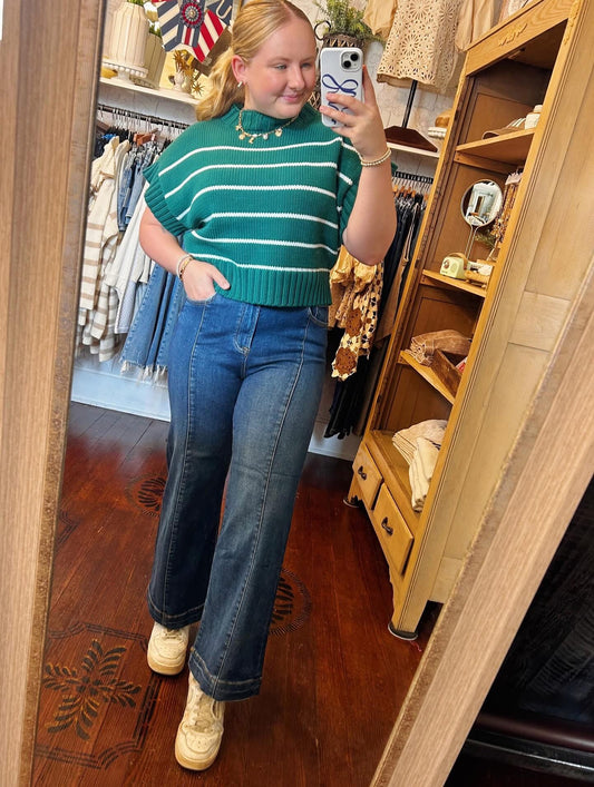 Annabelle Ankle Wide Jeans