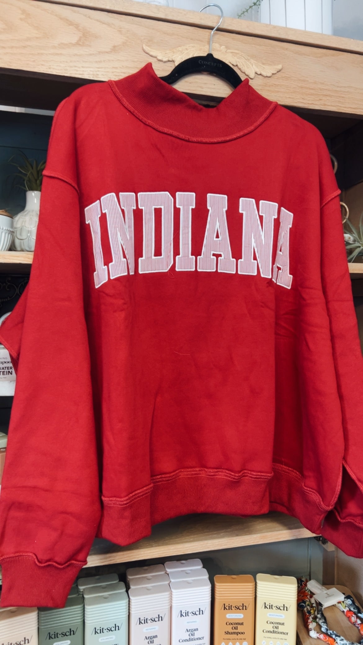 Indiana Applique Mockneck