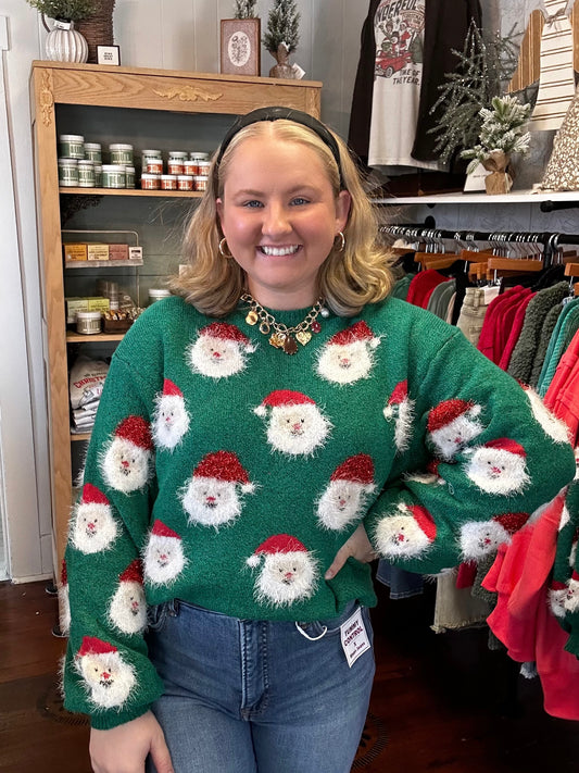 Sparkle Santa Sweater
