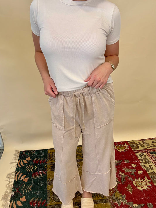 Mocha Wide Leg Pants