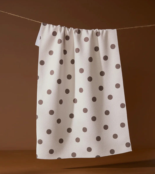 Polka Picnic Geometry Towel