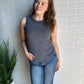 Summer Ribbed Washed Tank