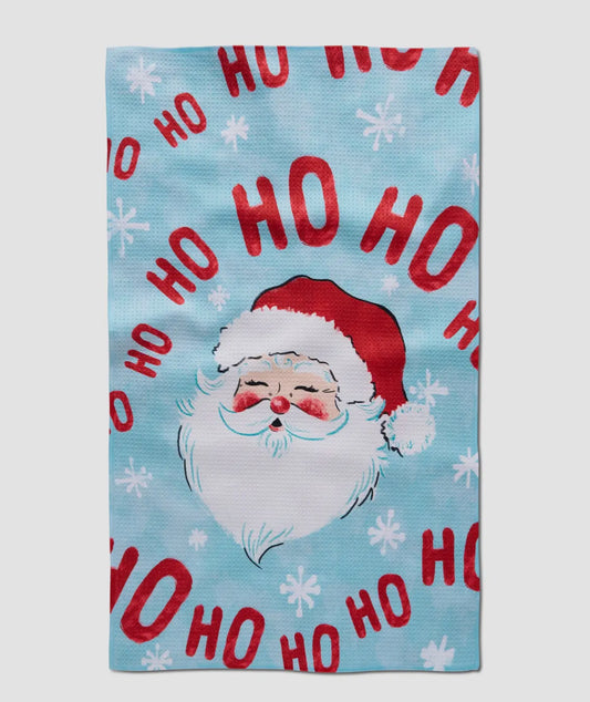 Merry Santa Clause Geometry Towel