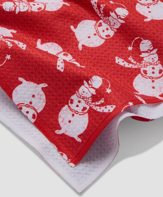 Smiley Frosty Geometry Towel