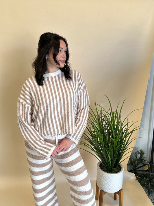 Cozy Striped Lounge Set