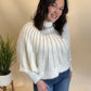 Stripe Fuzzy Sweater