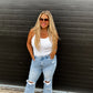 Lucy Distressed Crop Jean