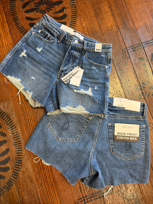 Mineral Wash Cutoff Shorts