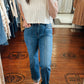 Carly Cuffed Denim