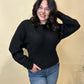 Ribbed Dolman Sleeve Sweater