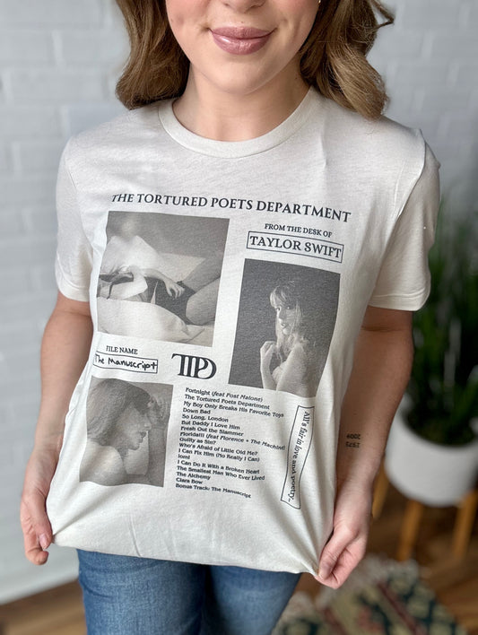 Tortured Poets Graphic Tee