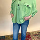 Sage Terry Cloth Pullover