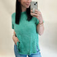 Summer Waffle Knit Top