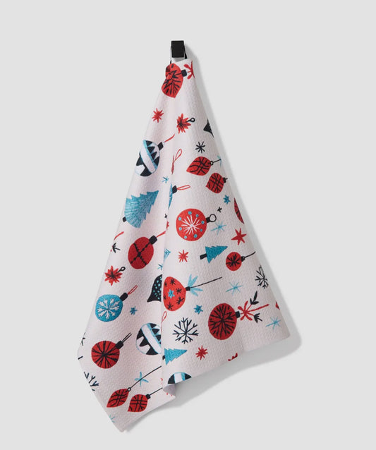 Embroidered Ornaments Geometry Towel