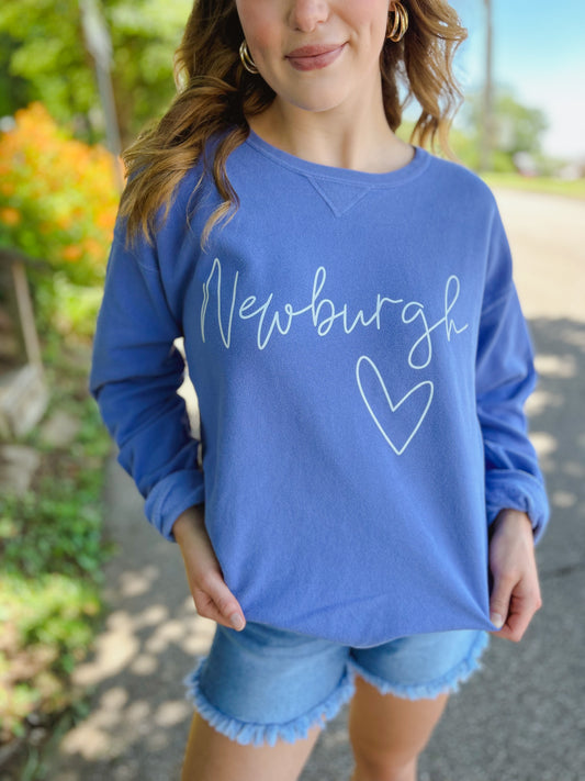 Deep Blue Newburgh Crewneck