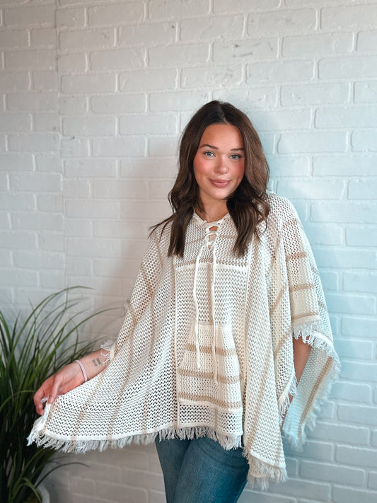 Carolina Knit Poncho