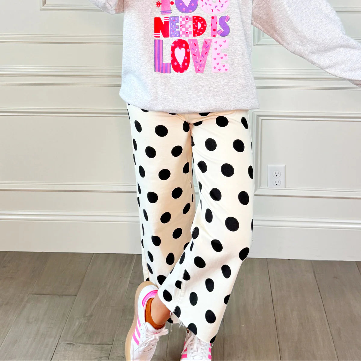 Polka Dot Denim