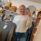 Open Cable Knit Sweater